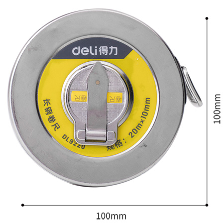 得力Deli工具-鐵盒鋼捲尺