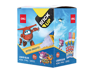 得力Deli Super Wings卡通刷頭膠水/EA246/30ml