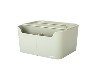 得力Deli桌面收納衛生紙盒