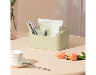得力Deli桌面收納衛生紙盒