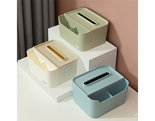 得力Deli桌面收納衛生紙盒