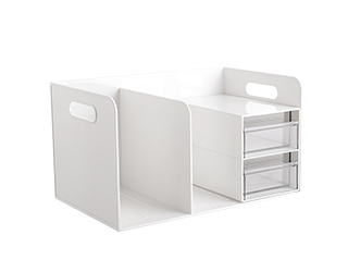 得力Deli桌面收納書架