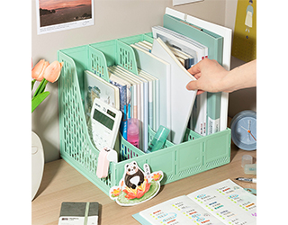 得力Deli組合式四段雜誌箱