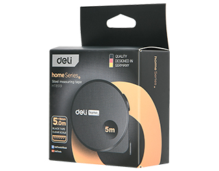 得力Deli工具-霧黑系列鋼捲尺
