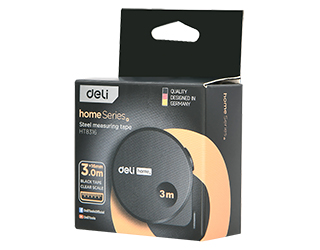 得力Deli工具-霧黑系列鋼捲尺