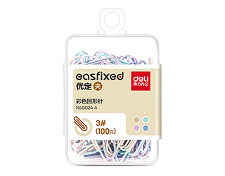 得力Deli彩色迴紋針