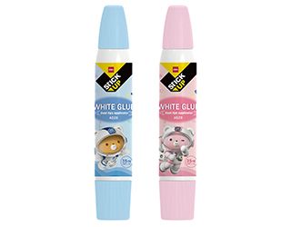 得力Deli雙頭白膠