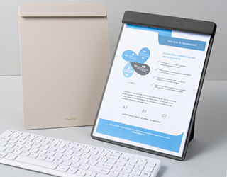 得力Deli NU SIGN 站立板夾