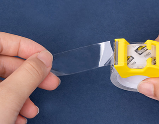 得力Deli小管芯文具膠帶附切割器