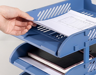 得力Deli三層公文架