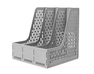 得力Deli組合式三段雜誌箱