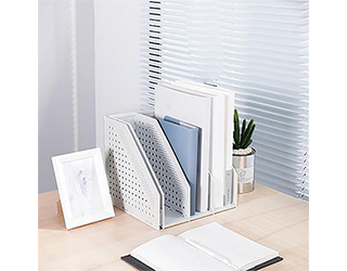 得力Deli開放式四段折疊雜誌箱