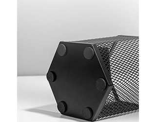 得力Deli六角形拉網筆筒