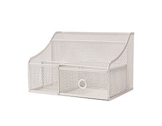 得力Deli多功能拉網金屬收納盒