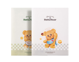 得力Deli黃油小熊butterbear4層文件夾