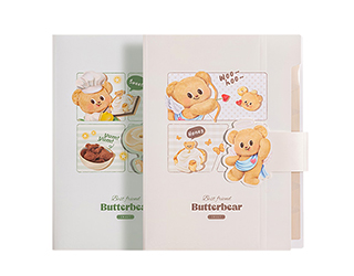 得力Deli黃油小熊butterbear8層風琴夾