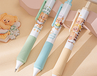 得力Deli黃油小熊butterbear微胖中性筆