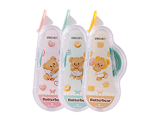 得力Deli黃油小熊butterbear點點雙面膠