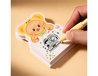 得力Del butterbear圖案便條本