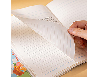 得力Deli butterbear膠裝筆記本