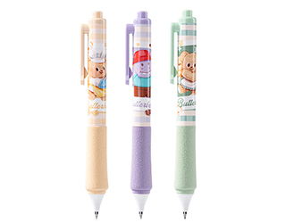 得力Deli黃油小熊butterbear微胖中性筆組