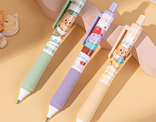 得力Deli黃油小熊butterbear微胖中性筆組