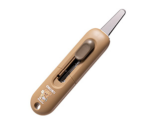 得力Deli黃油小熊butterbear安全鋸齒小美工刀