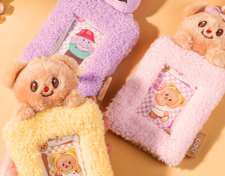 得力Deli黃油小熊butterbear造型卡套