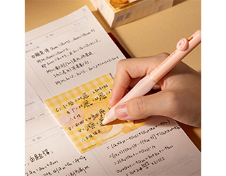 得力Deli黃油小熊butterbear圖案便條紙