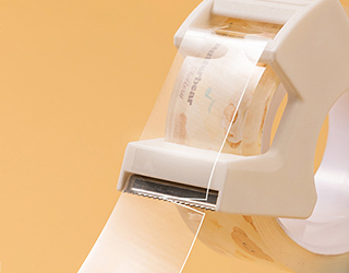 得力Deli黃油小熊butterbear小管芯文具膠帶附切割器