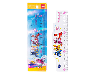 得力Deli Super Wings卡通直尺