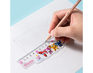 得力Deli Super Wings卡通直尺