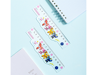 得力Deli Super Wings卡通直尺