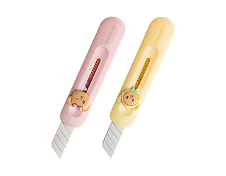 得力Deli butterbear 自動回彈迷你美工刀