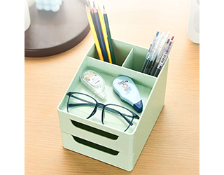 得力Deli環保系列抽屜收納盒