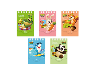 得力Deli Magic Zoo 小線圈筆記本